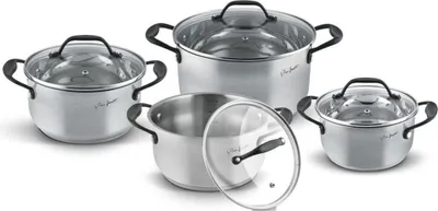 Produktbild von LAMART LT1211 POTTO 8 Stück, Edelstahl