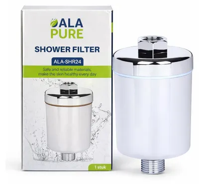 Image de Filtre de douche anti-calcaire Alapure ALA-SHR24