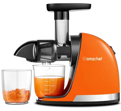 Produktbild von AMZCHEF Entsafter Gemüse und Obst - Entsafter Slow Juicer mit Rückwär