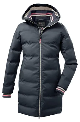 Produktbild von Killtec Mädchen Kow 33 Grls Qltd Ct Steppjacke mit Kapuze, marine, 128 EU