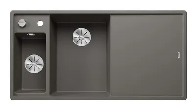 Zdjęcie produktu dla BLANCO Silgranit zlewozmywak AXIA III 6 S czarny 525850