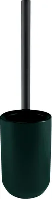 Produktbild von Spirella WC Bürste Toilettenbürste Klobürste "Jaro" Steingut 11 x 41,5 cm - Dunkelgrün/Schwarz