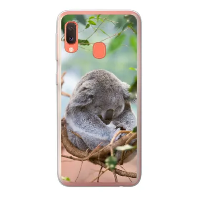 Produktbild von MuchoWow® Handyhülle Schutzhülle Hülle für Samsung Galaxy A20e Koala - Äste - Schlaf - Kinder - Jungen - Mädchen Silikon Softcase Handy Hülle - Abdeckung