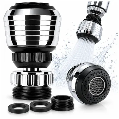 Produktbild von M24 Perlator für Wasserhahn mit Wasserflussregler 360° drehbar