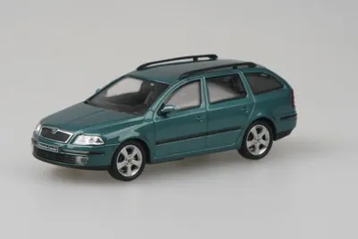Zdjęcie produktu dla Skoda Octavia II Combi (2004) - Green Island Metallic ABREX 1:43