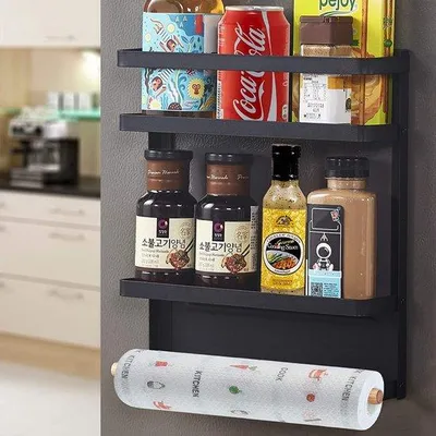 Produktbild von Famanu Küchenpapierhalter Wandmontage - Edelstahl mit Magnet