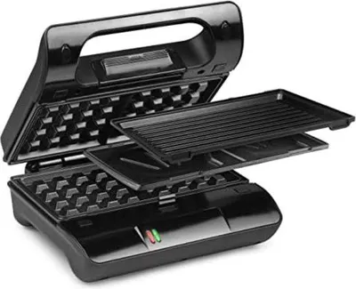 Produktbild von 3-in-1 Kontaktgrill, 2000W, 5 Stufen, Edelstahl