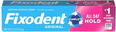 Produktbild von Fixodent | Kleber Für Zahnprothesen - 21g - Cremige Formel - Prothesenhaftcreme - Prothesenhaftung