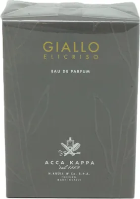 A close-up of a perfume box.