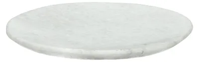 Zdjęcie produktu dla Podkładka marmurowa Pomax, biała, średnica 15 cm, wysokość 1,5 cm