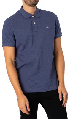Produktbild von GANT Reguläres Shield-Pique-Poloshirt, Blau 4XL
