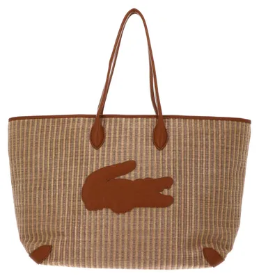Image de LACOSTE sac shopper Summer Pack Shopping Bag Natural Tan beige