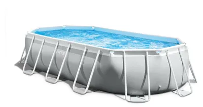 Immagine prodotto di Piscina ovale con struttura 503x274xH122 cm prism Frame INTEX26796