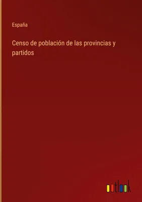 Produktbild von Censo de población de las provincias y partidos
