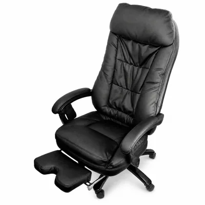 Produktbild von Bürostuhl TIGA deluxe mit Shiatsu Massage Wärmefunktion ergonomisch Homeoffice - Individuell einstellbare Massageprogramme für Rücken und Nacken