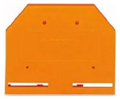 Produktbild von WAGO 280-302 Abschluss- und Zwischenplatte orange