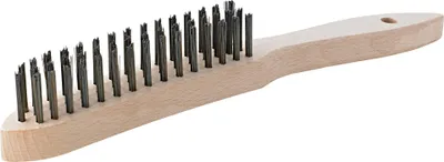 Produktbild von Format Handdrahtbürste Stahl glatt 3-reihig mm