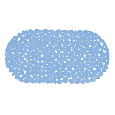 Immagine prodotto di MSV Tappeto per doccia Tappeto per vasca Tappeto antiscivolo Tappeto per doccia 35x68 cm Ciottoli Azzurro