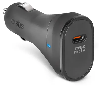 Produktbild von SBS PD KFZ-Ladegerät 65W USB-C schwarz