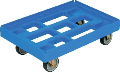 Obrázok produktu pre Prepravný vozík 610x410mm modrý, š. 4 LR.