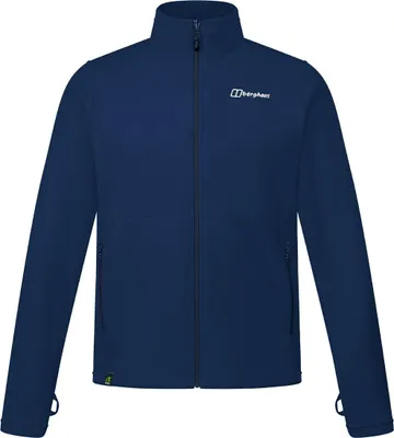 Dunkelblaue Berghaus Prism Polartec InterActive Fleecejacke mit durchgehendem Reißverschluss und Stehkragen