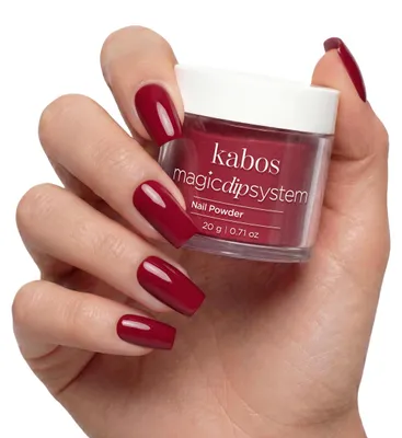 Produktbild von Kabos Magic Dip System Dipping Powder Acrylpulver Nägel 031 True Red 20g