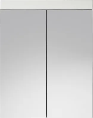 Produktbild von Spiegelschrank Badezimmer ALTENA-19 in Weiß Hochglanz, B/H/T: ca. 60/77/17 cm