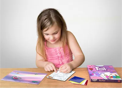 Produktbild von Megableu Folie Spaß Aufkleber machen Prinzessin Einhorn. 100 Aufkleber