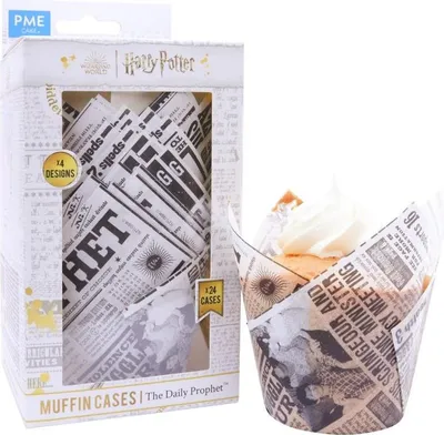 Produktbild von Harry Potter Muffinförmchen, Zeitungspapier 24 Stk
