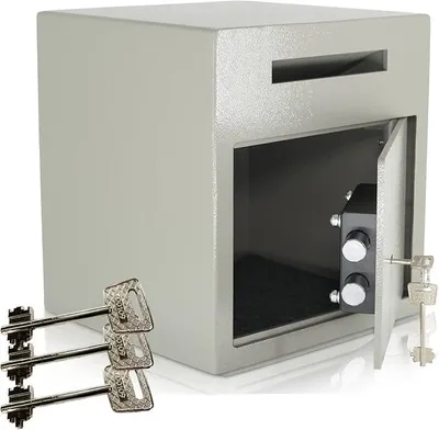 Produktbild von Einwurftresor | Briefkasten Safe | Deposittresore | Depositsafe | 3 x Schlüssel