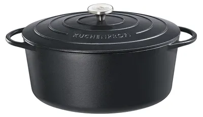 Produktbild von Küchenprofi Bratentopf oval, 35 cm classic black 402001035 4007371057554