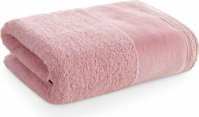 Image de EUROFIRANY | Drap de bain - Drap de douche - 50 x 90 cm - rose - Serviette éponge - Coton