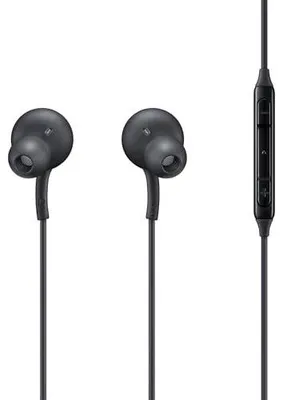 Zdjęcie produktu dla Słuchawki douszne samsung akg USB c czarne z mikrofonem do galaxy