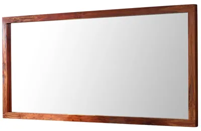 Immagine prodotto di MASSIVMOEBEL24 | specchio in legno di Sheesham / palissandro 160x5x80 Noce laccato DUKE #130