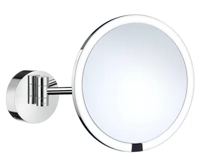 Produktbild von Smedbo OUTLINE - Kosmetikspiegel mit LED-Beleuchtung, Verchromt, X7, Wand FK487H