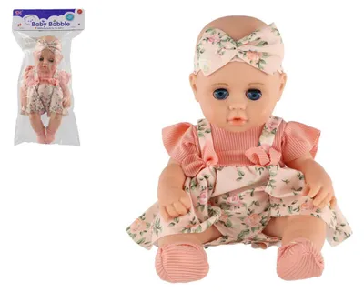 Obrázek produktu pro Panenka miminko mrkací plast 30cm pevné tělo v sáčku