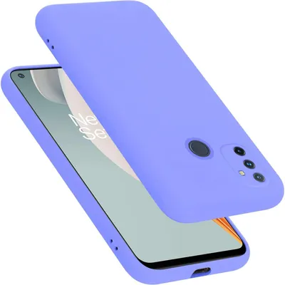 Obrázek produktu pro Cadorabo pouzdro pro OnePlus Nord N100 Silikonové pouzdro na mobilní telefon Tekuté silikonové pouzdro, ochranné pouzdro odolné proti poškrábání a nárazům pro OnePlus Nord N100