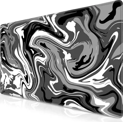 Produktbild von Abetcabe Gaming Mousepad XL 800x300mm Schwarz-Grau Fluid-Kunstdruck