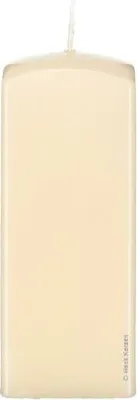 Produktbild von 6 quadratische Kerzen, Quader Kerzen Champagner 30 x 6/6 cm