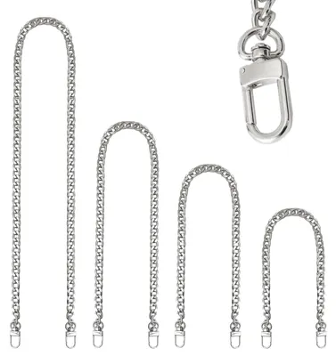 Ersatzkette für Handtaschen, 4-teilig, Silber, 40–120 cm