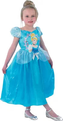 Produktbild von Disney Prinzessin Cinderella Storytime Kostümkleid Kindergröße: 110-116