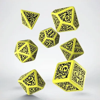 Produktbild von Hastur Würfelset (7) – Polyedrische Würfel für Cthulhu Rollenspiel