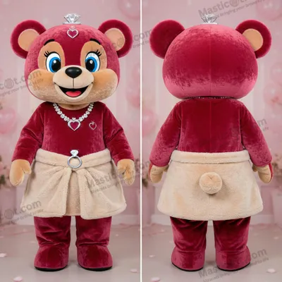 Imagen del producto de Mascota MASTICOT de Terciopelo Rosa para Anillo de Compromiso