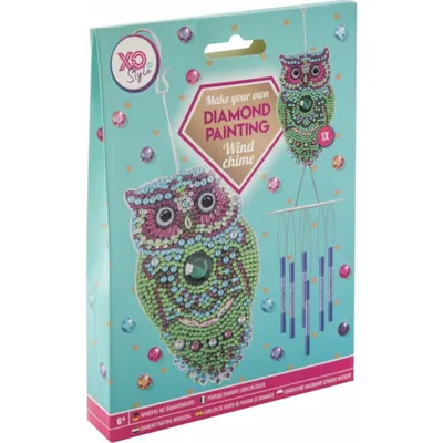 Zdjęcie produktu dla Sowy Design - Dzwonek Wietrzny Diamentowa Mozaika - Ożyw swoją przestrzeń harmonią dźwięków!