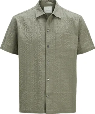 Zdjęcie produktu dla Koszulka z krótkim rękawem JACK & JONES z wzorem i kieszenią na piersi Rozmiar: XL