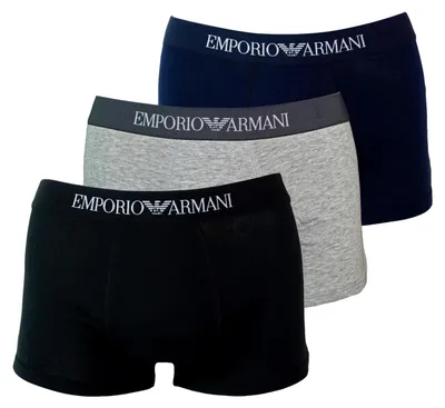 Produktbild von Emporio Armani Unterwäsche 3er Pack Trunk Unterhosen Herrenshorts