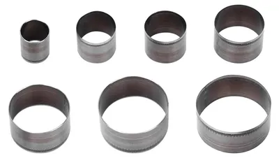 Produktbild von Leder-Stanzformen-Set - 7-teilig für Lederhandwerk - DIY-Lochwerkzeug - 20/25/30/35/40/45/50 mm