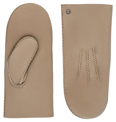 Roeckl  Damen Lederfäustlinge 100% Lammfell in beige