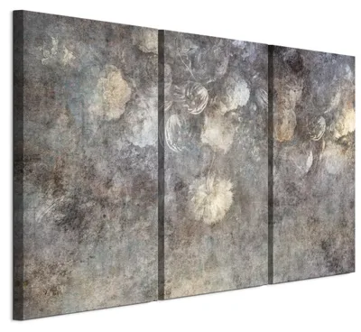 Produktbild von LUMASOUL Wandbilder 3er Set für Wohnzimmer Blumen 90x60 cm3-teiliges Leinwandbild für Schlafzimmer Flur Büro und Küche