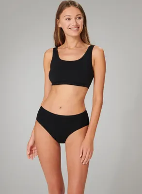 Produktbild von Schiesser Damen 3 er Pack Slip Gr. 46  schwarz